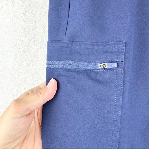 Figs Navy Blue Track Pants - Picture 7 of 16